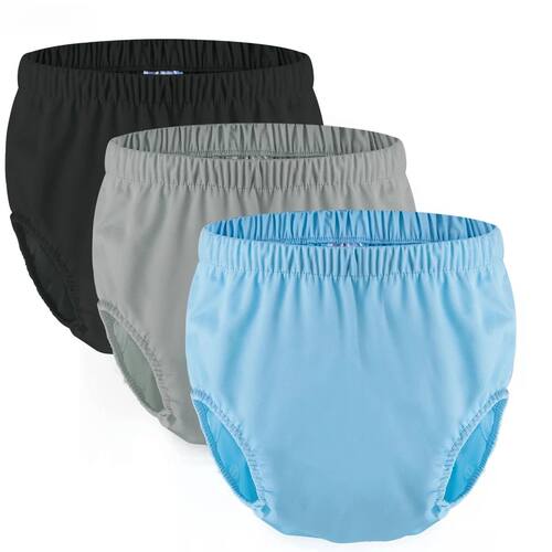 2pcs Waterproof Diaper Pants S-XXL for Adults Washable Diape