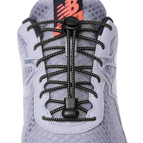 1Pair Shoelaces for Sneaker Elastic No Tie Shoe Laces Stretc