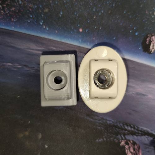 一个自制适配西智学习椅连接件 配件 白色 硬的 G