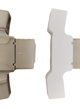 一个自制适配乐仙乐居 学习椅 连接件  配件 白色 硬的 三孔