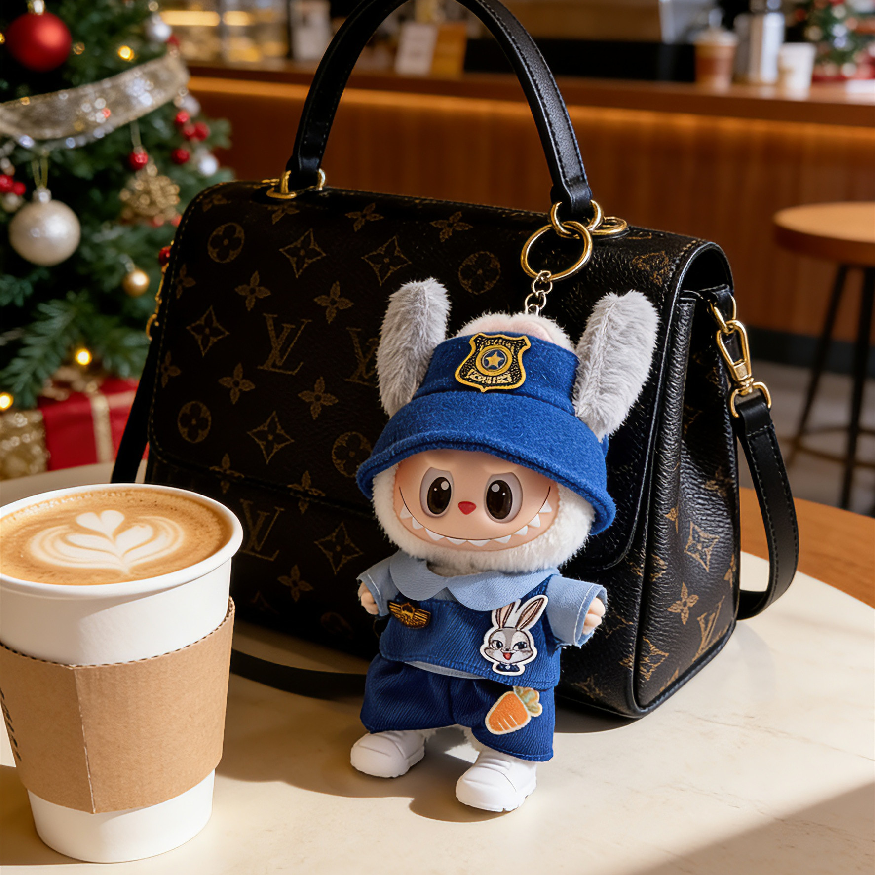 【疯狂动物城】labubu娃衣拉布布一二三代通用衣服替换装兔子警长