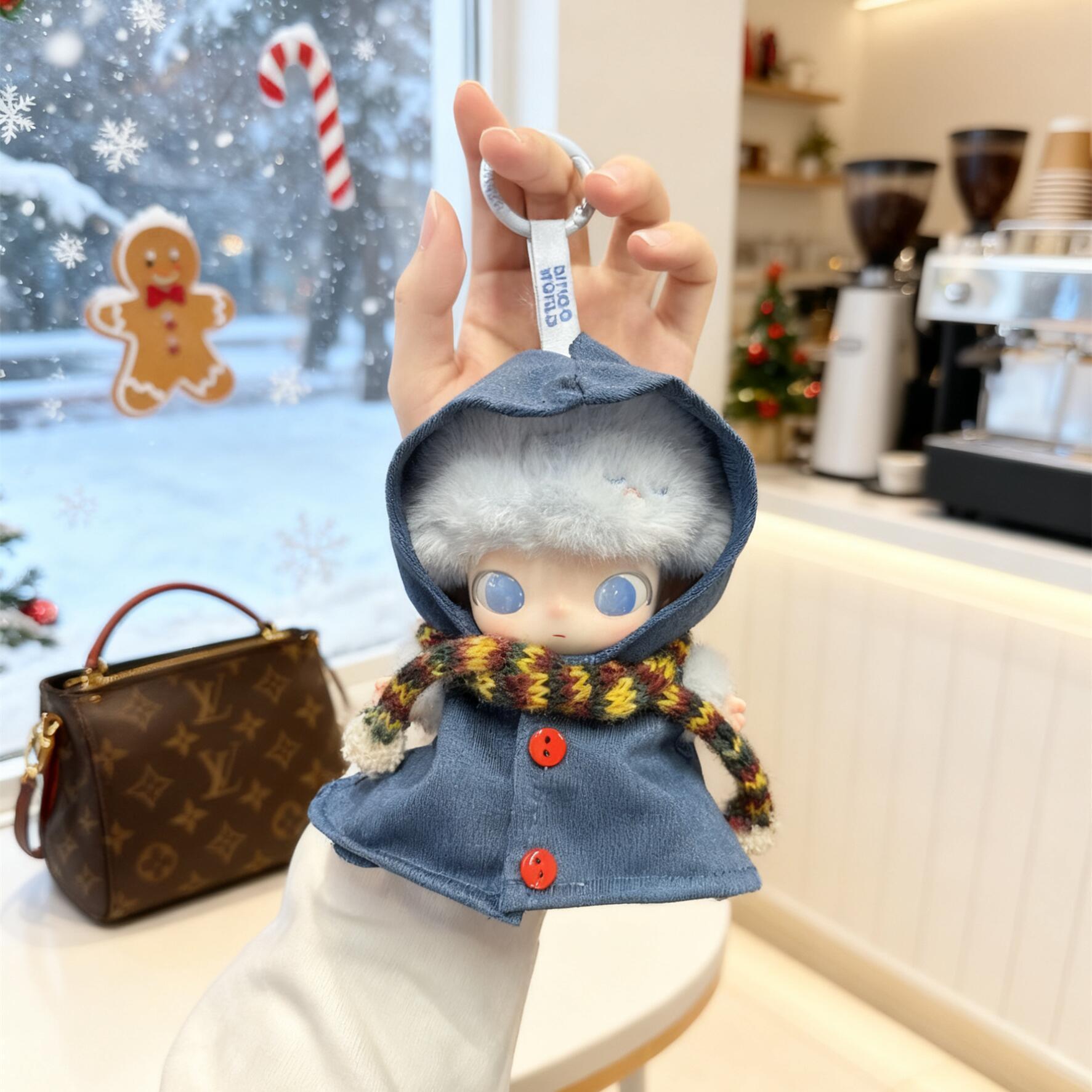 DIMOO娃衣DIMOO新品新生日记娃衣潮玩公仔衣服替换装红蓝魔法袍