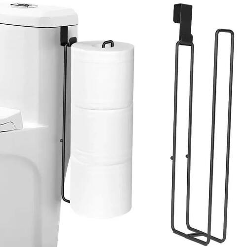 No-Drill Toilet Paper Holder – Self-Adhesive Wall Mount wit