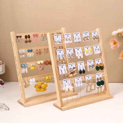 1pc vertical detachable 4-tier jewelry display stand for tab