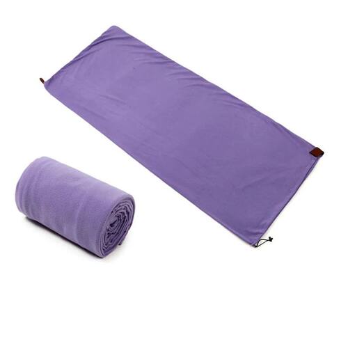 Outdoor Double-sided Fleece Sleeping Bag Indoor Midday Rest
