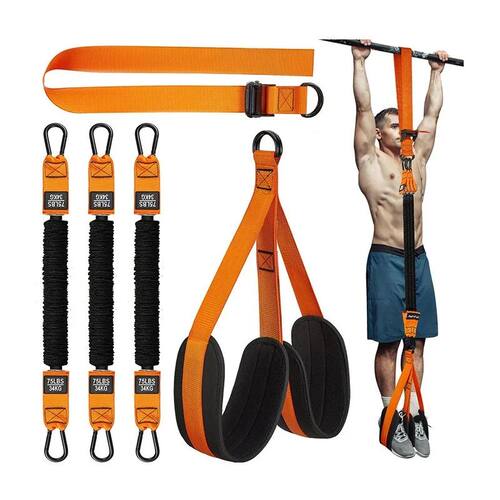 1PCS Heavy Duty Pull Up Resistance Band, Adjustable Grip Ass