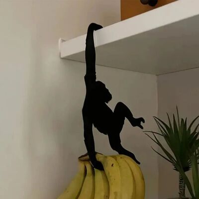 New Kitchen Wall Door Metal Hook Key Hanger Cat Tail Monkey