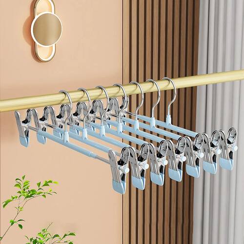 Windproof Metal Hanger For Clothes Home Pants Coat Non-slip