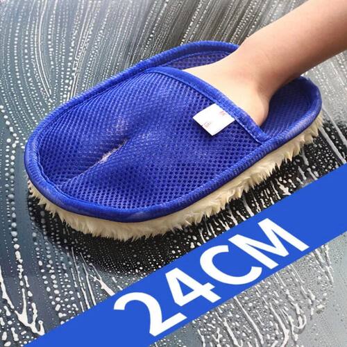 Microfiber Wool Soft Auto Car Washing Glove Cleaning Car Cle