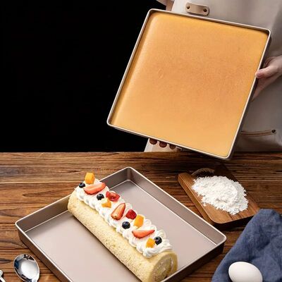 11-inch - 28x28 square deepened cake roll baking tray mold,