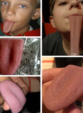 Funny Prank Toys Fake Through Tongue Joke Prank Tricks Toys