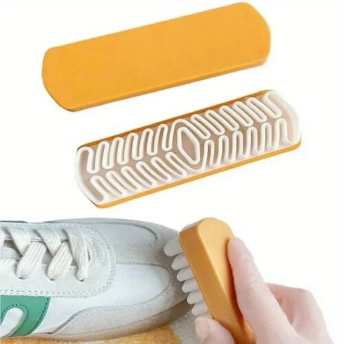 Suede leather shoe brush Raw rubber brush suede rubber deers