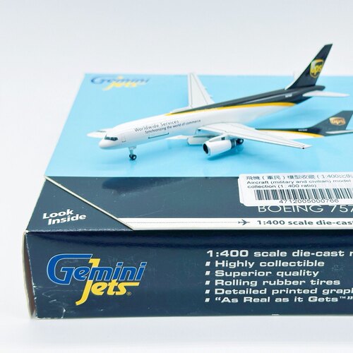 UPS快递757-200F N747UP GJ模型产品厂商：GJ涂装信息：标准产