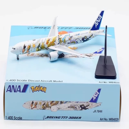 ANA宝可梦飞机模型1:400机型：波音777-300ER机号：JA784A比