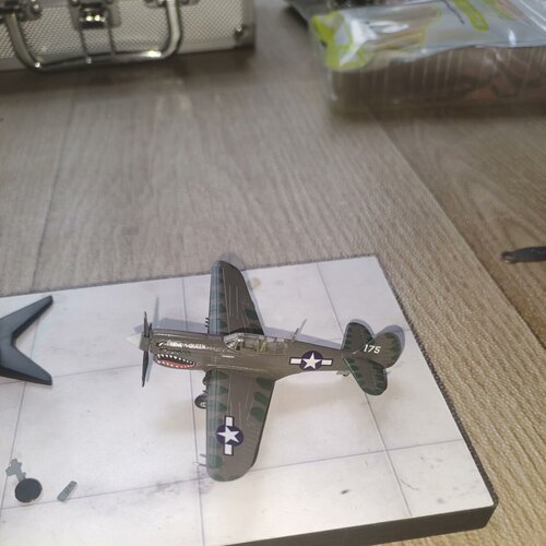 F-TOYS  ftoys  1/144  p-40  p40  2-A#战斗机模型，已经拼装好