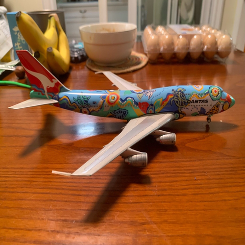 Inflight 1/200 澳大利亚航空747-300 海洋生物涂装 稀少 漆面完