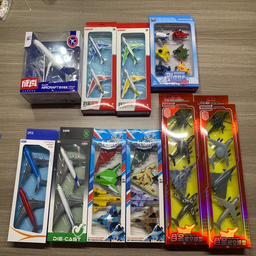 【空军装备】583盒 合金飞机模型回力玩具 金属模型桌面摆件儿童