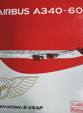 模型 PH 英国维珍大西洋 A340-600A BIG …Thank you 特别纪念涂