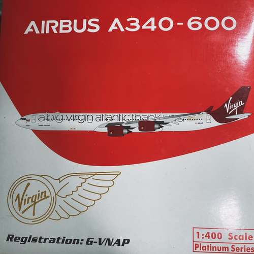 模型 PH 英国维珍大西洋 A340-600A BIG …Thank you 特别纪念涂