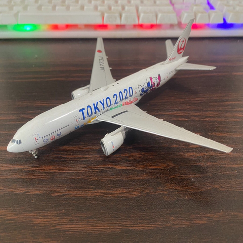 JC WINGS 日本航空 777-200ER 合金客机模型，日本航空东京奥运