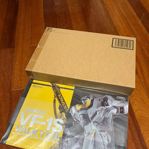 日版 万代 DX超合金 超时空要塞 VF-1S 罗伊 福卡机 初回特典台