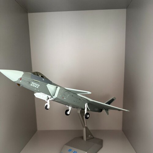 歼-20飞机模型 比例1：60 锌合金材质官方 珠海航展同款 成色:几
