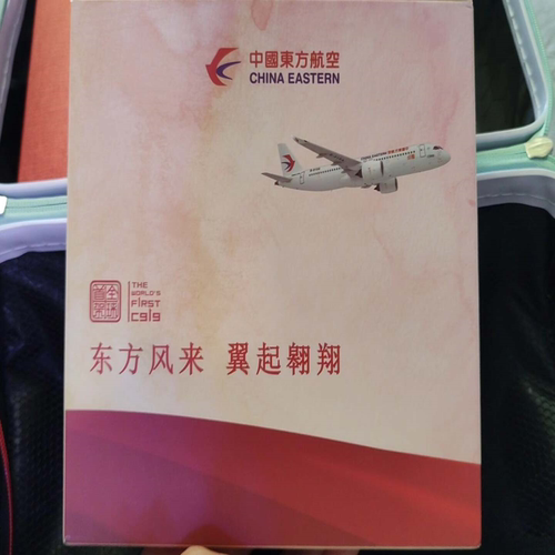 中国东方航空C919飞机模型，编号B-919A，比例1:200，做工精美喜