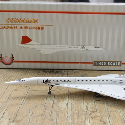 ph1/400JAL日本航空协和客机模型，目测无明显瑕疵，发货前拍图确