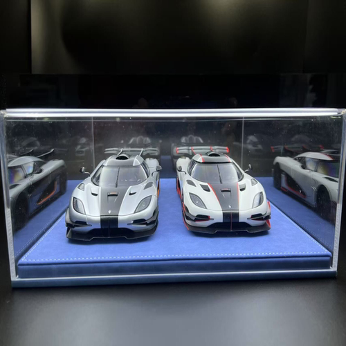1/18双车位车模展示盒，，长宽高尺寸：33*33*14厘米。展示盒95/