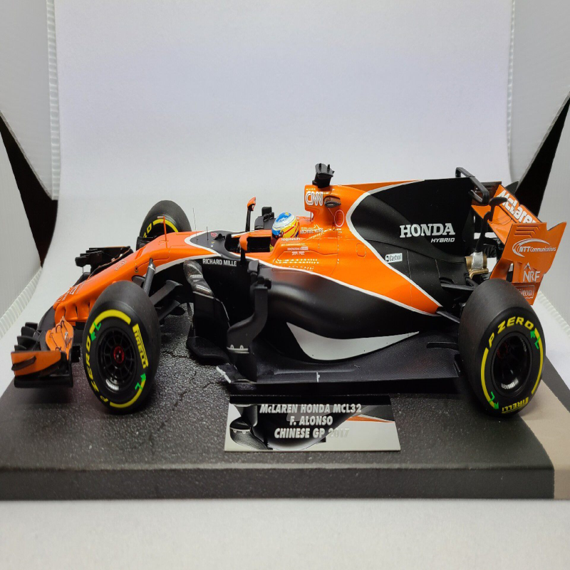 f1 2017赛季 麦克拉伦mcl32 阿隆索 中国站 1/18迈凯伦mcl32 阿