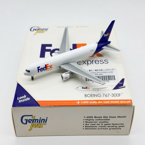 FEDEX联邦快递767-300F N101FE GJ模型产品厂商：GJ涂装信息：