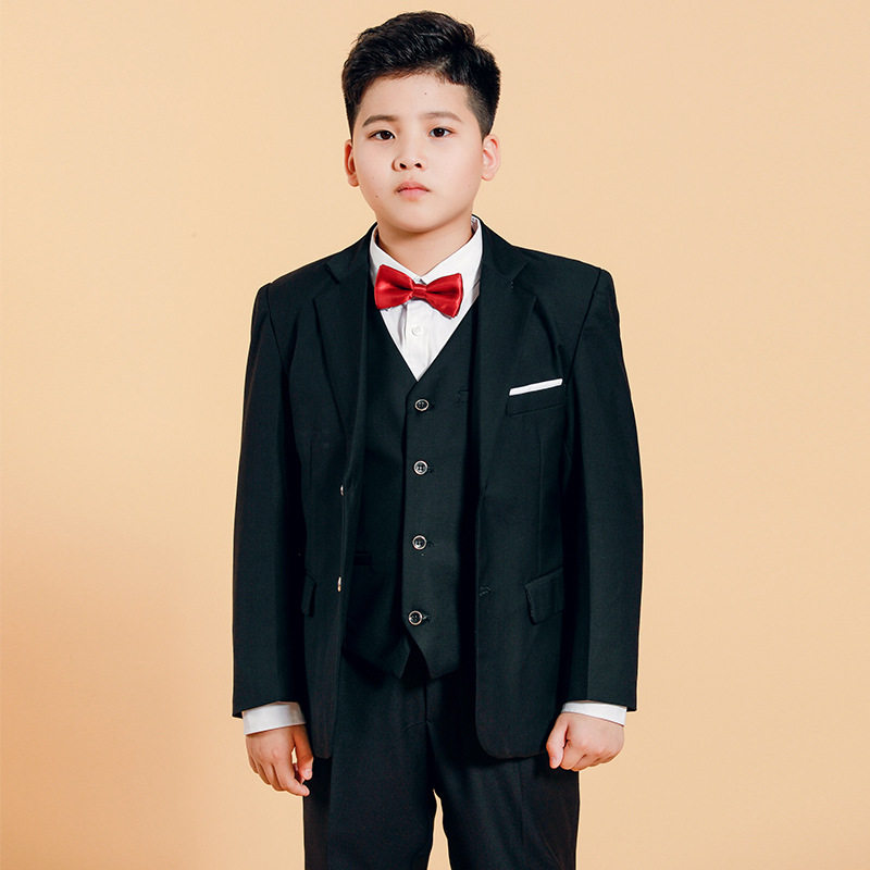 2026新款胖童西装套装男童礼服儿童加肥加大码大童小西服闰学生钢