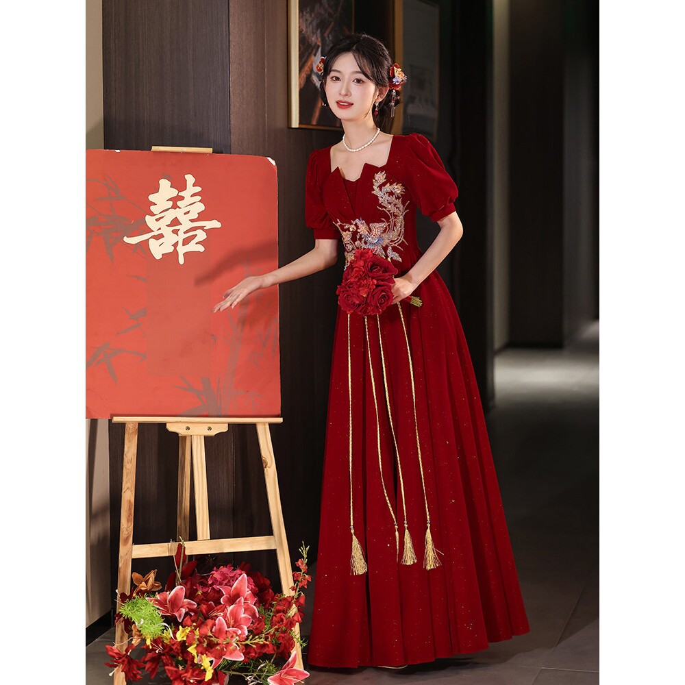 2026新款大码新中式敬酒服新娘结婚宴会气质显瘦订婚礼服女高品质