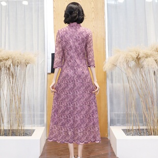 年轻款 旗袍改良版 奥黛复古蕾丝中国风日常连 新式 2026新款