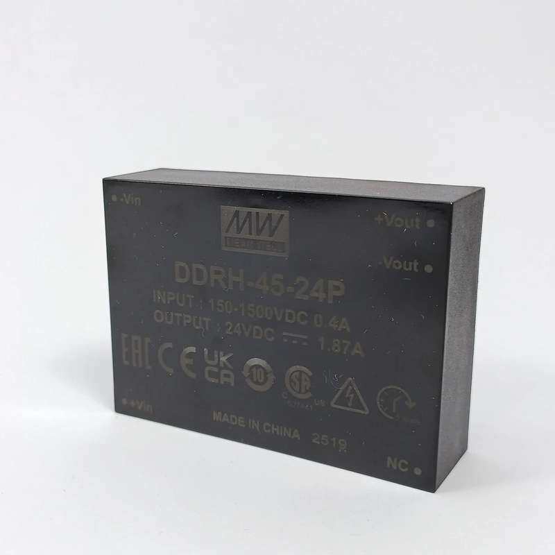 议价Mean Well DDRH-45-24P Isolated DIN Rail Mount DC/DC Conv