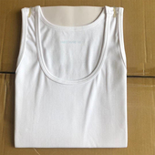 体能训练服打底汗衫 无袖 速干弹力跑步背心 背心男夏季 白背心制式