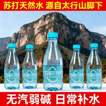 【正宗苏打水】原味苏打天然水305ml瓶装便携口感滋润回甘