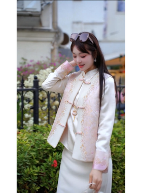 2025年秋冬款时尚中国风气质百搭羊毛马甲7121