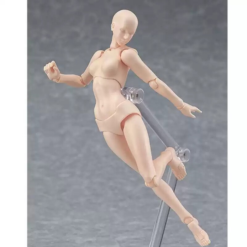 木头人偶关节木偶素体人体模型美术绘画摆件人体手掌手指关节可动