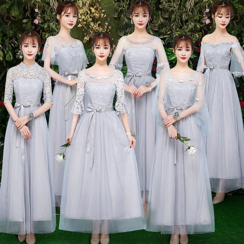 礼服裙女2019时尚女元旦晚会女主持人服装 学生晩礼服女气质晚在类目 女装/女士精品, 婚纱/旗袍/礼服, 礼服/晚装中 - 来自Buy2taobao.com提供专业的淘宝代购服务