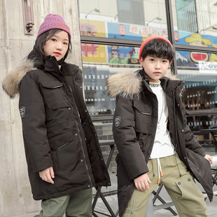 东北零下40度中长款羽绒服男女情侣厚工装防寒冬天哈尔滨旅游外套