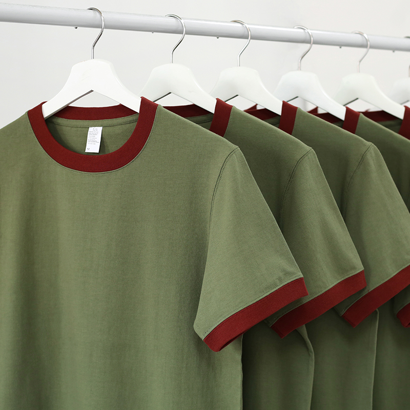 短袖2022新款潮流拼色