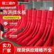 雨季 防洪挡水墙 防汛挡水板110cm高度市政地下车库红色ABS组合式