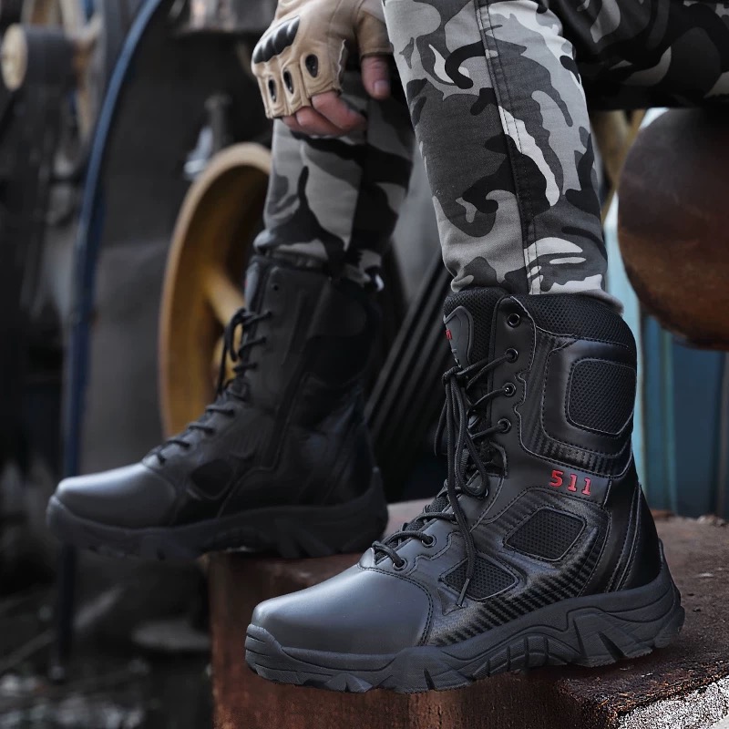 摩托车鞋子男骑行靴硬汉防水防摔摩旅短靴透气骑士越野机车骑行鞋