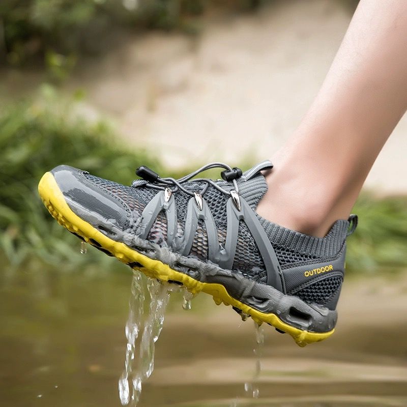 户外凉鞋男登山涉水溯溪鞋防滑速干钓鱼游泳鞋水陆两栖防割沙滩鞋
