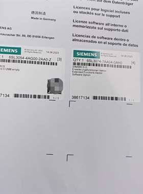 {议价}6SL3054-4AG00-2AA0-Z E01