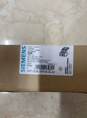 {议价}接触器 3RT1026-3KF44-0LA0