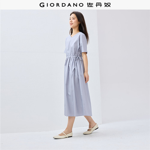 Giordano/佐丹奴收腰裙连衣裙