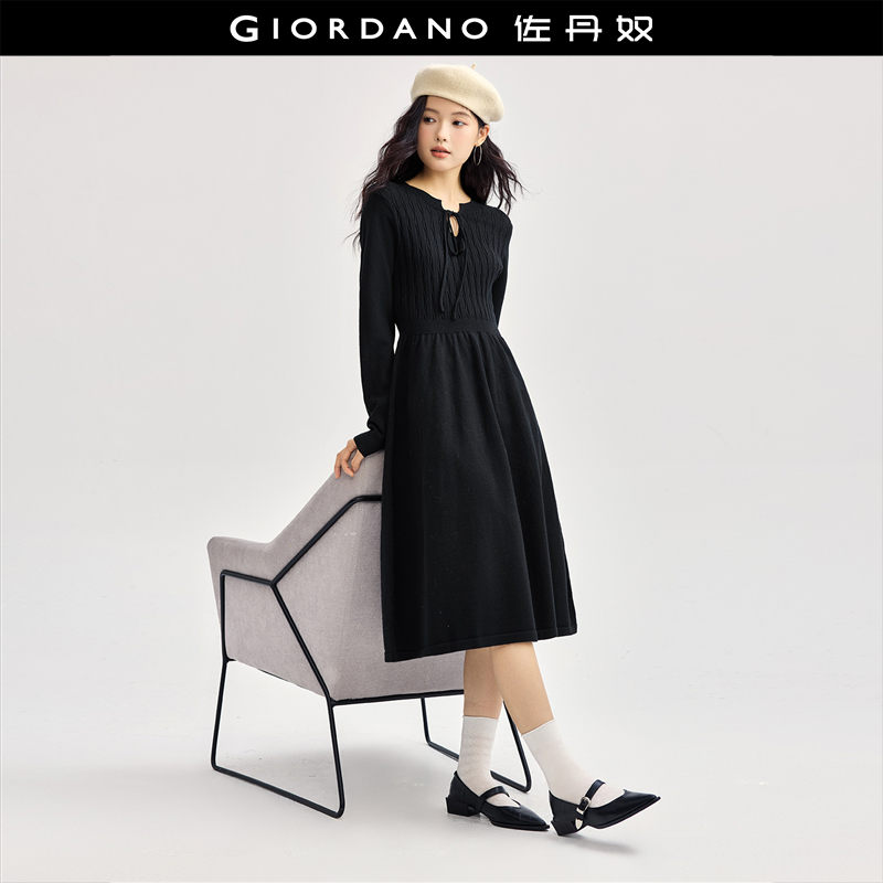 Giordano/佐丹奴针织裙聚酯纤维