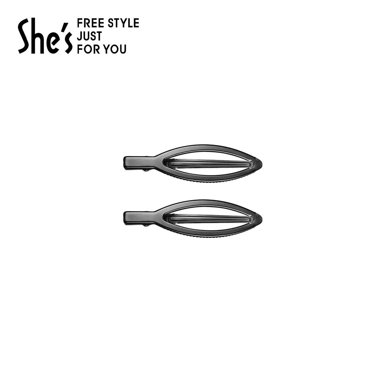 shes茜子轻质简约时尚精巧别致镂空刘海边夹鸭嘴捏夹女发饰一对装,饰品/流行首饰/时尚饰品新,发饰,淘宝优惠券,粉丝福利购,淘宝优惠卷